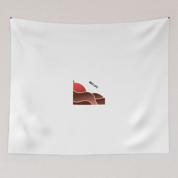 Item preview, Nice Life – Abstract Wave Art Red Crimson designed and sold by N0irNest.