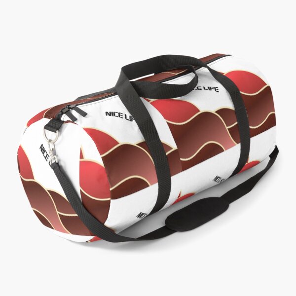 Item preview, Nice Life – Abstract Wave Art Red Crimson designed and sold by N0irNest.