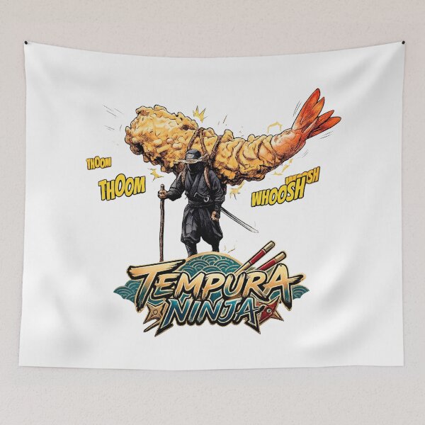 Item preview, TEMPURA NINJA: Ninja Training Never Ends designed and sold by Surreal Characters & Cute Pups.