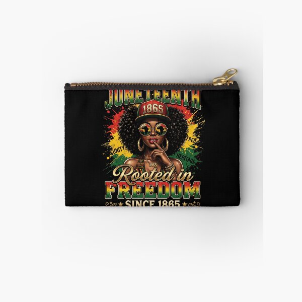 Item preview, Juneteenth Rooted in Freedom Black Queen Since 1865 Retro designed and sold by ArcaneArtistry.