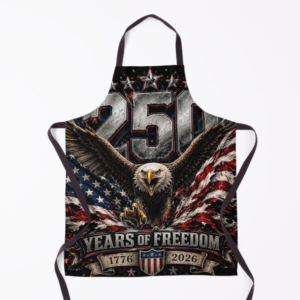 Item preview, Patriotic USA 250 Years Freedom Bald Eagle designed and sold by Imaginationbeyond.