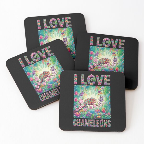 Item preview, I LOVE CHAMELEONS_1C designed and sold by ART-OF-ORION.
