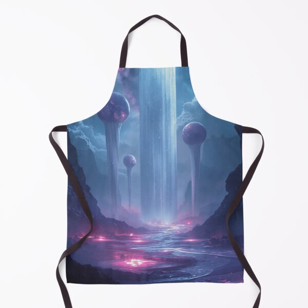 Item preview, Starlight Waterfalls Celestial Fantasy Alien Landscape designed and sold by Luminous Wilds.