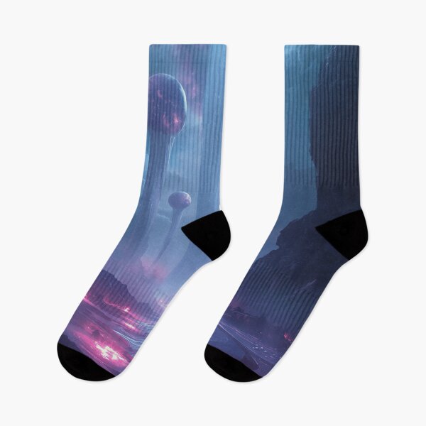 Item preview, Starlight Waterfalls Celestial Fantasy Alien Landscape designed and sold by Luminous Wilds.
