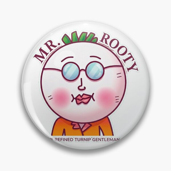 Item preview, Mr. Rooty the Turnip Gentleman | Cute Cottagecore Vegetable Character designed and sold by Surreal Characters & Cute Pups.
