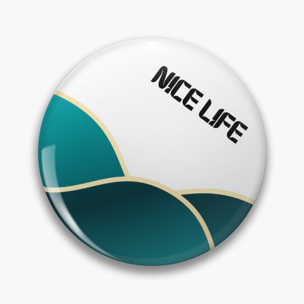 Item preview, Nice Life – Abstract Wave Art Teal Turquoise designed and sold by N0irNest.