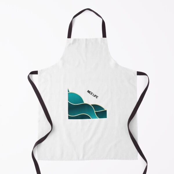 Item preview, Nice Life – Abstract Wave Art Teal Turquoise designed and sold by N0irNest.