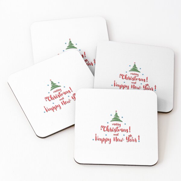 Item preview, Merry Christmas & Happy New Year (Colorful+Shadow) designed and sold by Pencil & Pixel.