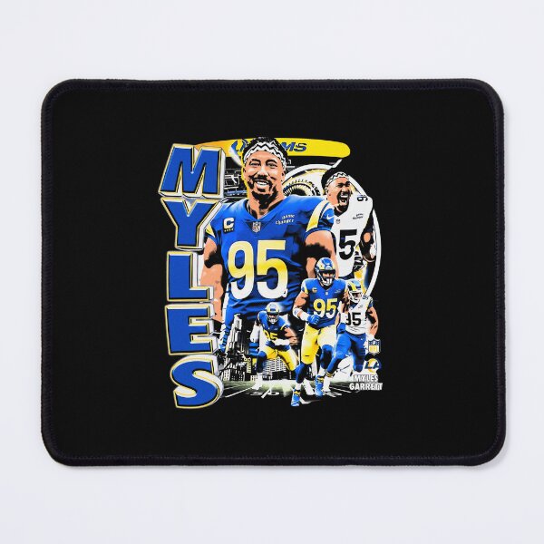 Item preview, Myles Garrett #95 Vintage Rams Football designed and sold by Qellus-Style.