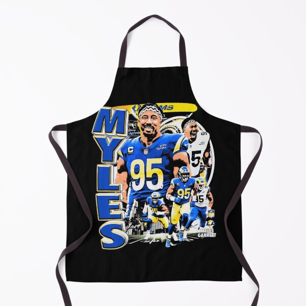Item preview, Myles Garrett #95 Vintage Rams Football designed and sold by Qellus-Style.