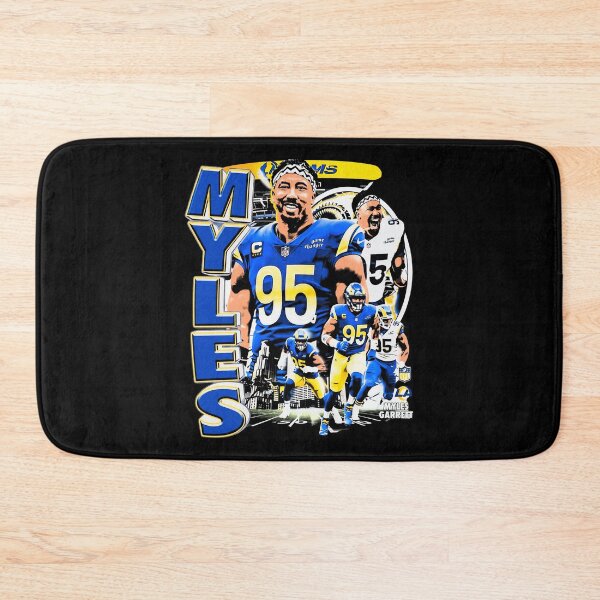 Item preview, Myles Garrett #95 Vintage Rams Football designed and sold by Qellus-Style.