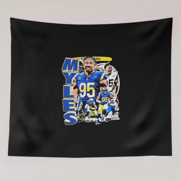 Item preview, Myles Garrett #95 Vintage Rams Football designed and sold by Qellus-Style.