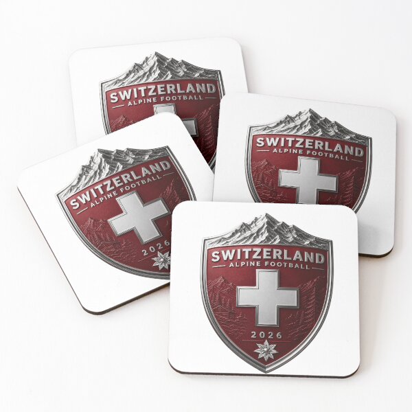 Item preview, Switzerland Football Crest, Alpine Soccer Emblem  designed and sold by Jandedan.