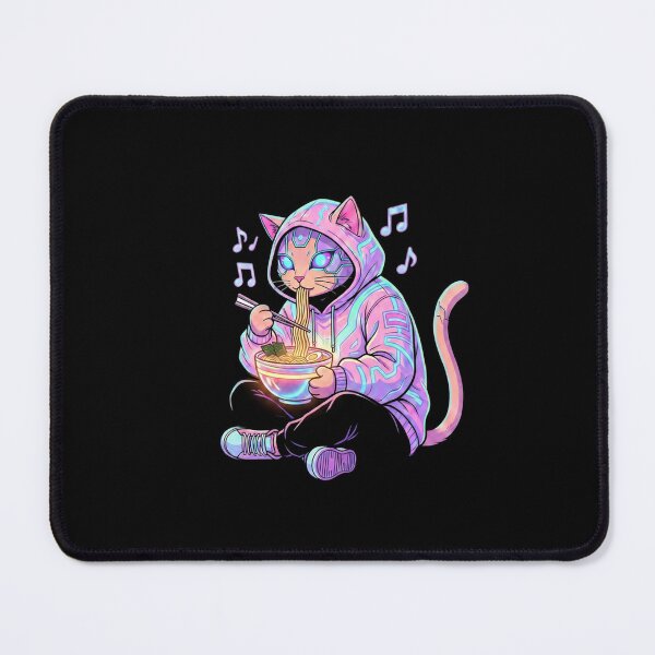 Item preview, Cyberpunk Lo-Fi Ramen Cat designed and sold by V-ZRO.