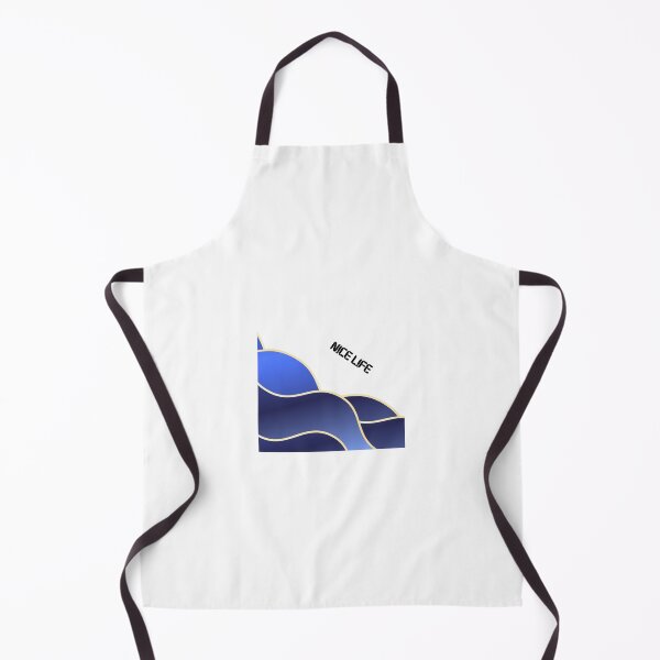 Item preview, Nice Life – Abstract Wave Art Cobalt Blue designed and sold by N0irNest.