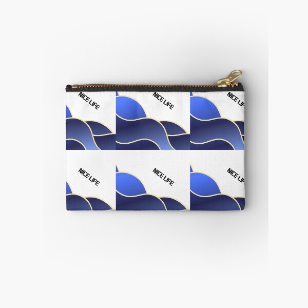 Item preview, Nice Life – Abstract Wave Art Cobalt Blue designed and sold by N0irNest.