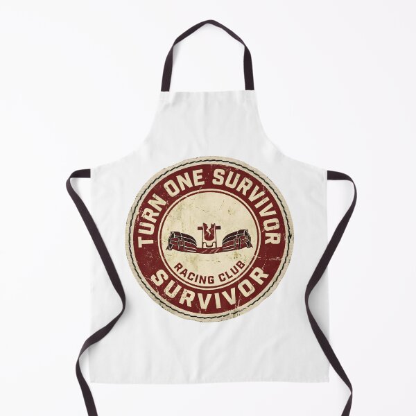 Item preview, Turn One Survivor - Sim Racing Humor designed and sold by GarageGraphics.