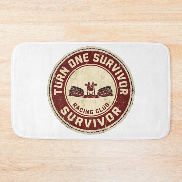 Item preview, Turn One Survivor - Sim Racing Humor designed and sold by GarageGraphics.