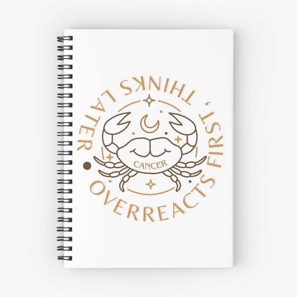 Item preview, Cancer - Overreacts first, thinks later designed and sold by Moonela.