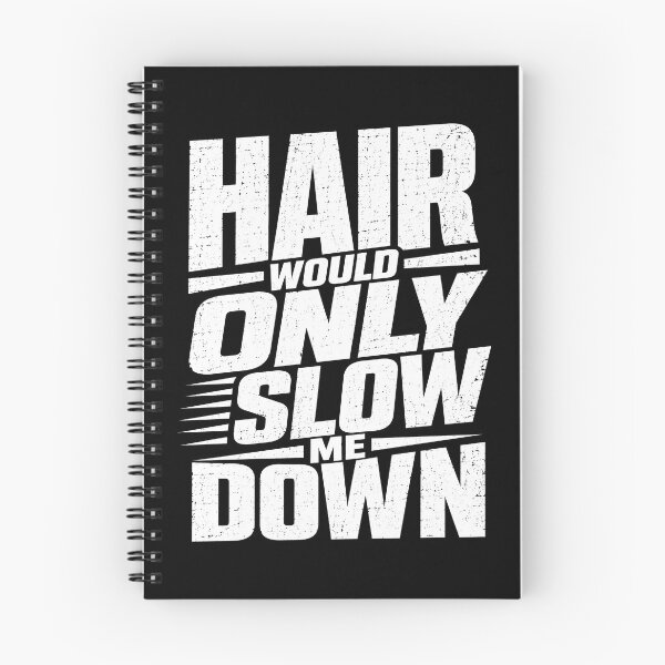 Item preview, Hair Would Only Slow Me Down Funny Bald Athletic Sports designed and sold by ArcaneArtistry.