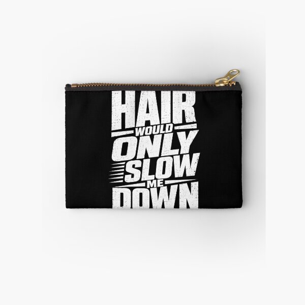 Item preview, Hair Would Only Slow Me Down Funny Bald Athletic Sports designed and sold by ArcaneArtistry.