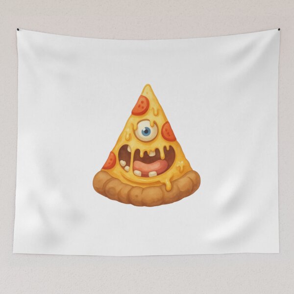 Item preview, All seeing pizza designed and sold by JonesCholeDes.