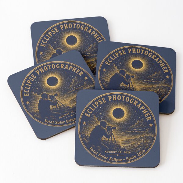 Item preview, Eclipse Photographer Total Solar Eclipse Spain 2026 designed and sold by CalmCapy Co.
