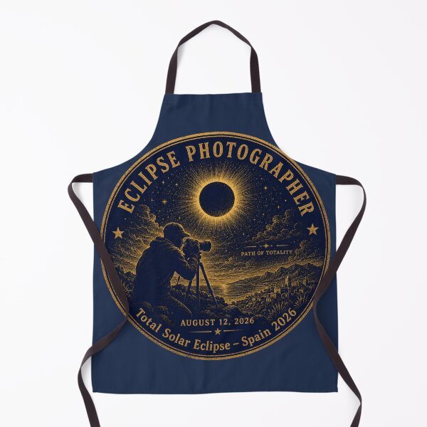 Item preview, Eclipse Photographer Total Solar Eclipse Spain 2026 designed and sold by CalmCapy Co.