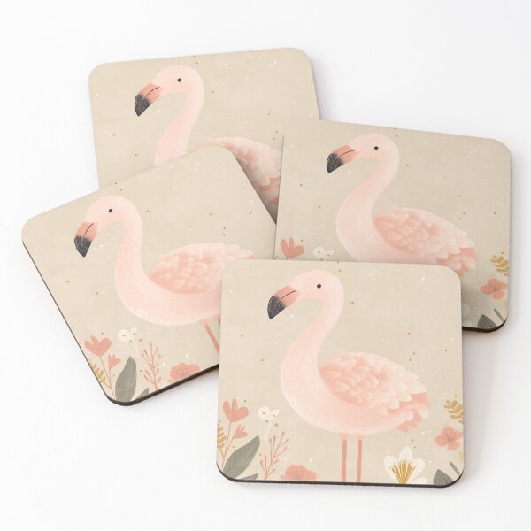 Item preview, Whimsical Flamingo Illustration – Nursery designed and sold by Studio Remier.