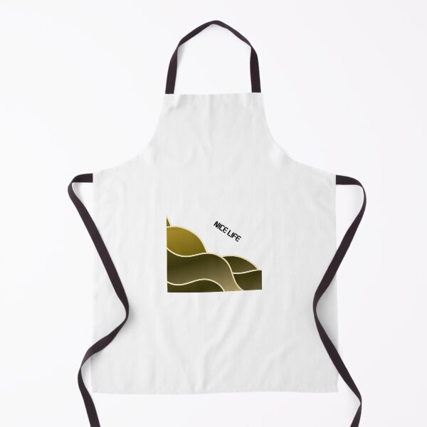 Item preview, Nice Life – Abstract Wave Art Olive Gold designed and sold by N0irNest.