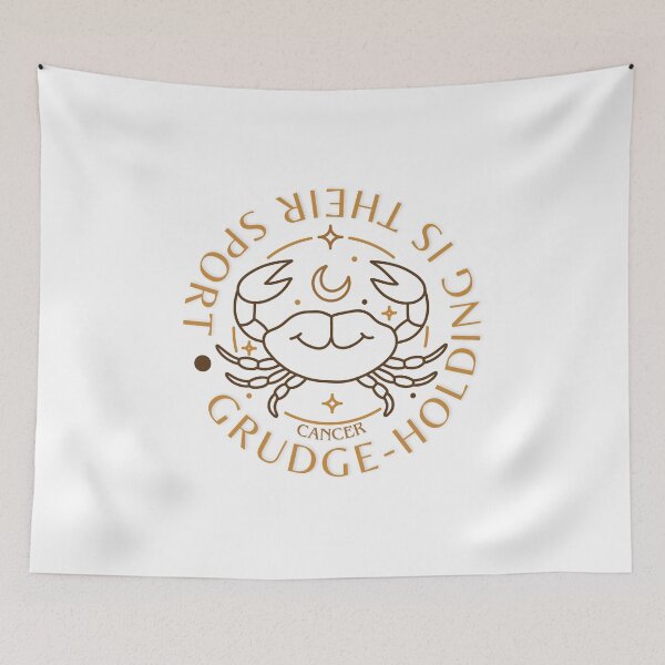Item preview, Cancer - Grudge-holding is their sport designed and sold by Moonela.
