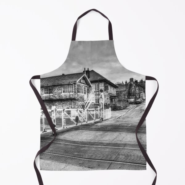 Item preview, Grosmont Level Crossing in Yorkshire, England, Black and White designed and sold by Paul Thompson Photography.