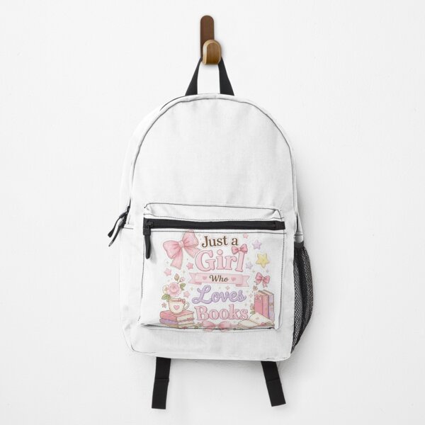 Item preview, Just a Girl Who Loves Books Sticker designed and sold by Stylestickers55.