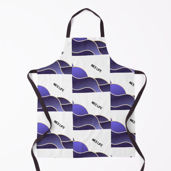Item preview, Nice Life – Abstract Wave Art Indigo Purple designed and sold by N0irNest.
