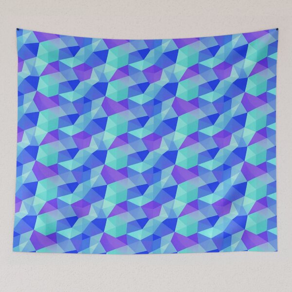 Item preview, Geometric blue designed and sold by pantjella.