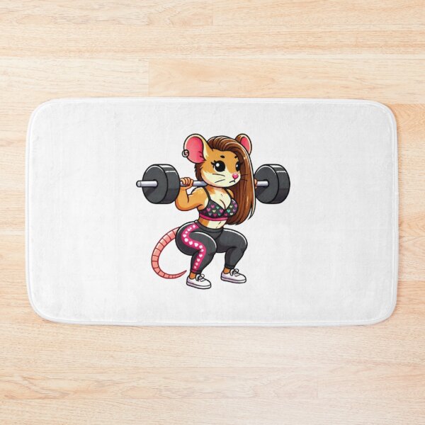 Item preview, Fitness Mouse Gym Rat designed and sold by stzl26.