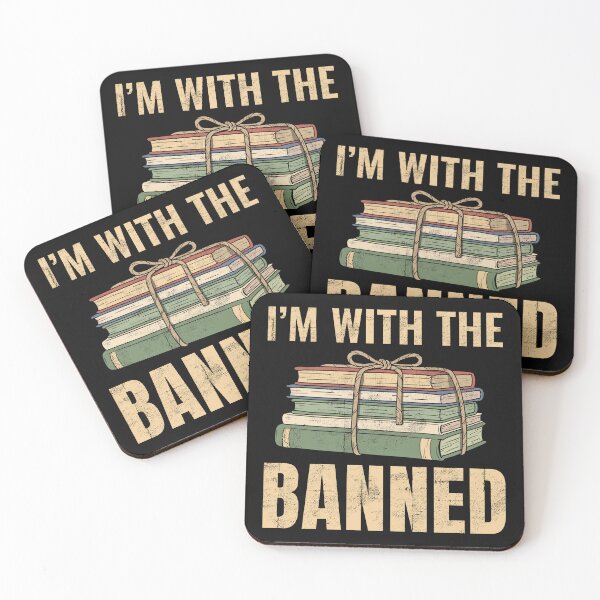 Item preview, I'm With The Banned - Back To School Teacher Student Book Lover Gift designed and sold by clickbongski.