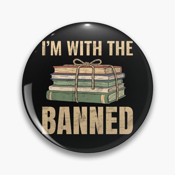 Item preview, I'm With The Banned - Back To School Teacher Student Book Lover Gift designed and sold by clickbongski.