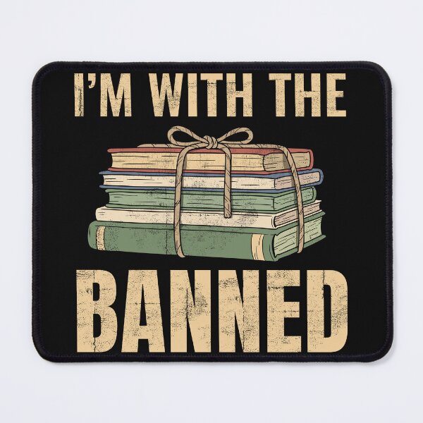 Item preview, I'm With The Banned - Back To School Teacher Student Book Lover Gift designed and sold by clickbongski.