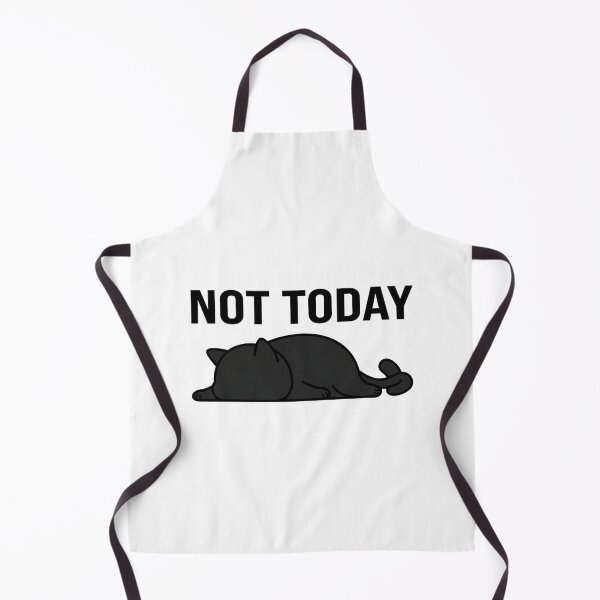 Item preview, Not Today Lazy Black Cat Introvert Humor designed and sold by LikeDrop.
