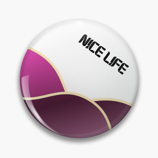 Item preview, Nice Life – Abstract Wave Art Magenta Purple designed and sold by N0irNest.