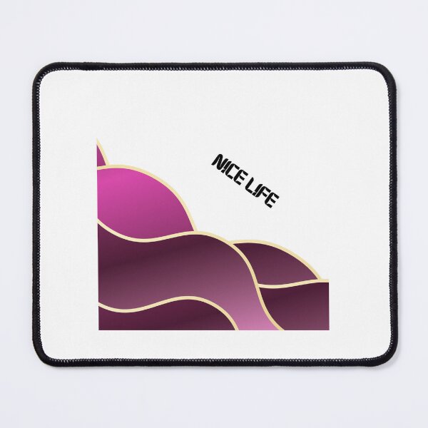 Item preview, Nice Life – Abstract Wave Art Magenta Purple designed and sold by N0irNest.