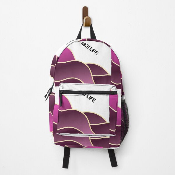Item preview, Nice Life – Abstract Wave Art Magenta Purple designed and sold by N0irNest.