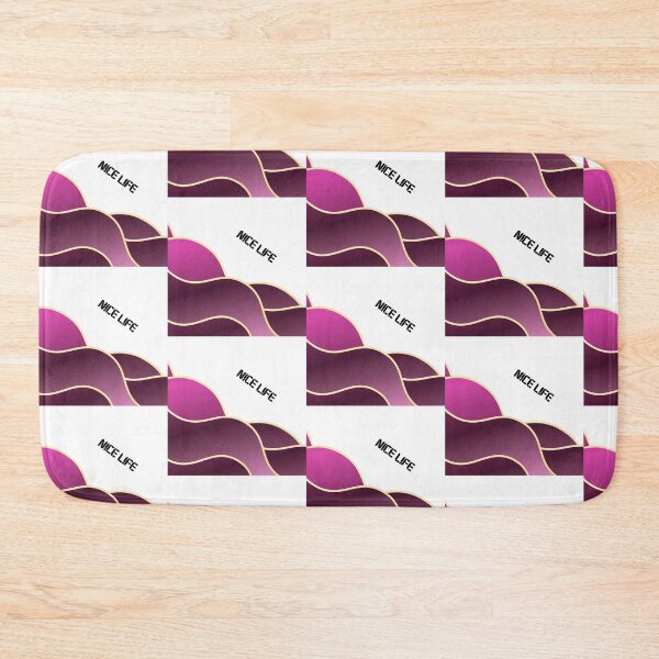 Item preview, Nice Life – Abstract Wave Art Magenta Purple designed and sold by N0irNest.