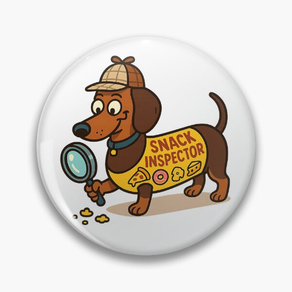 Item preview, Dachshund Snack Inspector - funny Wiener Dog designed and sold by nbg2012.