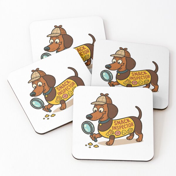 Item preview, Dachshund Snack Inspector - funny Wiener Dog designed and sold by nbg2012.