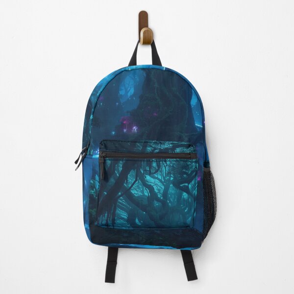 Item preview, Starlight Canopy Neon Fantasy Forest Landscape designed and sold by Luminous Wilds.