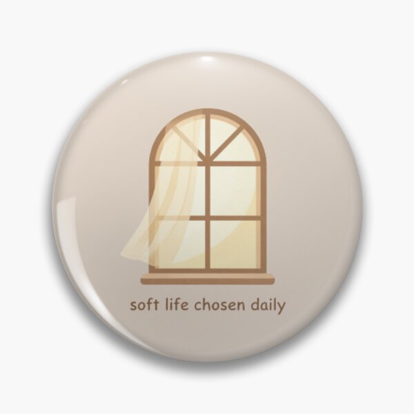 Item preview, Soft Life Chosen Daily – Spiritual Self Care Quote Art designed and sold by CosmicQuietLab.