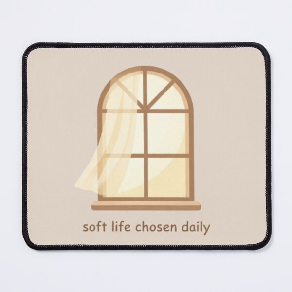 Item preview, Soft Life Chosen Daily – Spiritual Self Care Quote Art designed and sold by CosmicQuietLab.