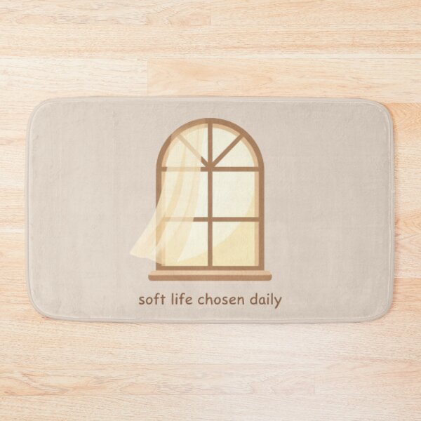 Item preview, Soft Life Chosen Daily – Spiritual Self Care Quote Art designed and sold by CosmicQuietLab.